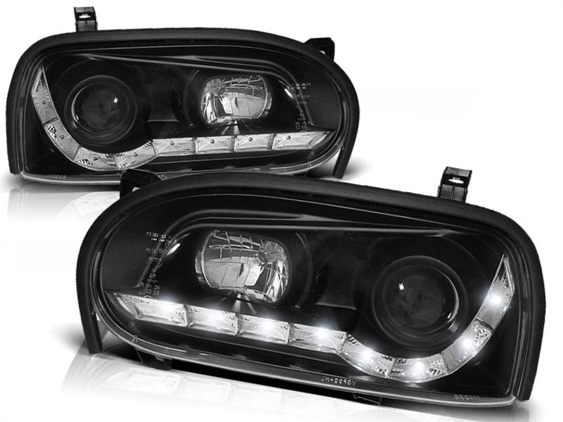 Tuning-Tec Led Scheinwerfer Set in schwarz für VW Golf 3 III 09.1991-08.1997 von Tuning-Tec