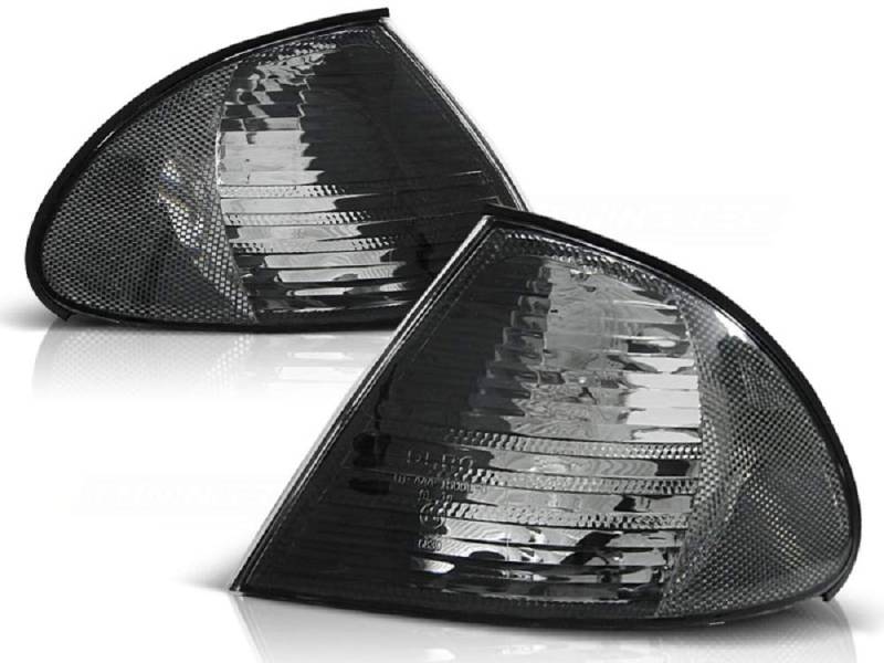 Frontblinker Set rauchglas smoke schwarz für BMW 3er E46 05.1998-08.2001 Limousine Touring von CR-Lights