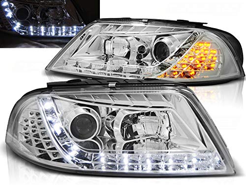 CR-Lights Led Scheinwerfer Set in chrom für VW Passat 3BG B5 FL 09.2000-03.2005 von CR-Lights