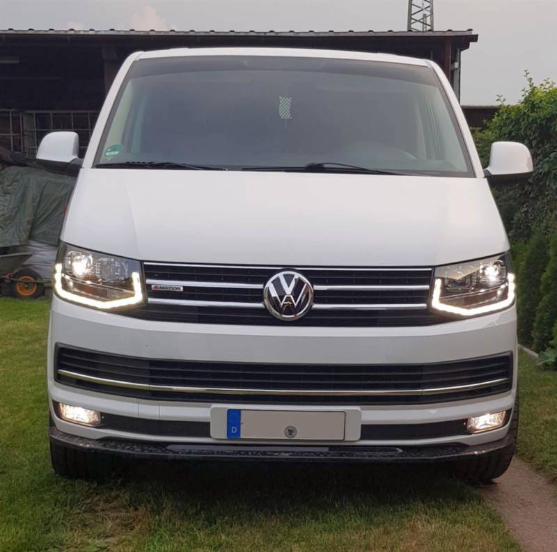 Led Tagfahrlicht Scheinwerfer in schwarz für VW T6 2015-2019 von CR-Lights