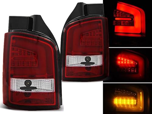 LED Lightbar Rückleuchten für VW T5 04.2010-2015 Heckklappe von CR-Lights