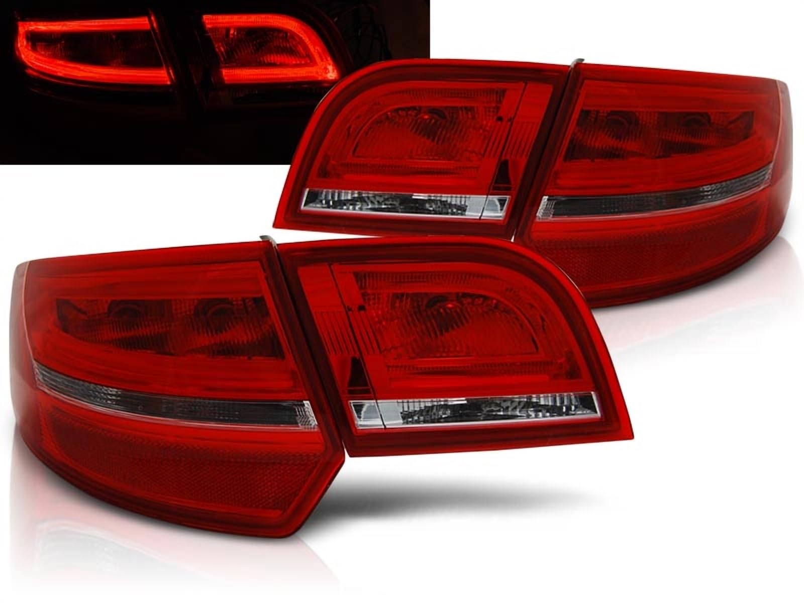 LED Rückleuchten in rot für Audi A3 8P Sportback von CR-Lights