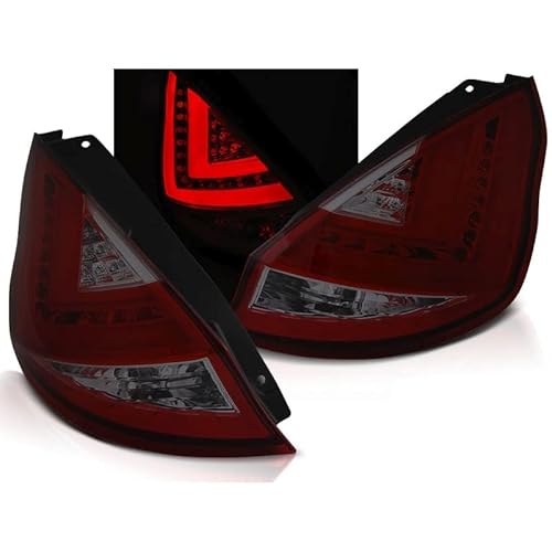 LED Rückleuchten in rot matt für Ford Fiesta MK7 2008-2012 von CR-Lights