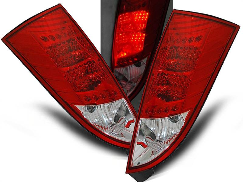 LED Rückleuchten in rot weiß für Ford Focus MK1 10.1998-10.2004 HATCHBACK von CR-Lights