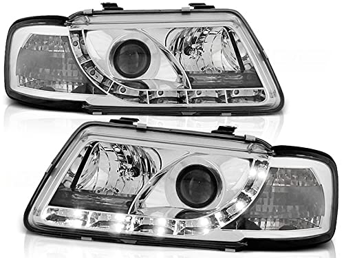 Led Scheinwerfer Set in chrom für Audi A3 8L 1996-2000 von CR-Lights