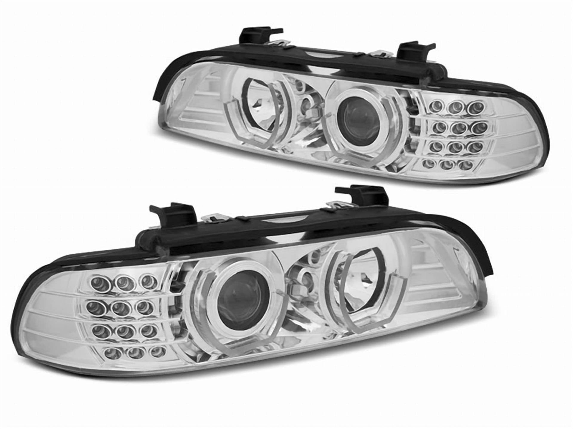 Led Scheinwerfer Set in chrom für BMW E39 09.95-06.2003 von Tuning-Tec