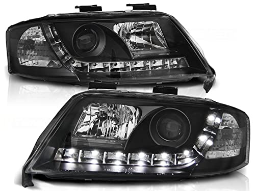 Led Scheinwerfer Set in schwarz für Audi A6 C5 4B 05.1997-05.01 von CR-Lights