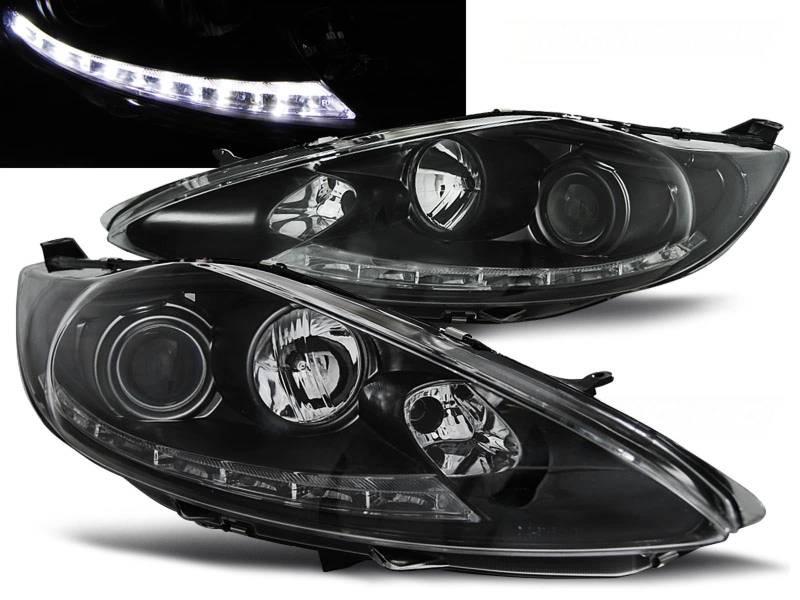 Led Scheinwerfer Set in schwarz für Ford Fiesta MK7 08.2008-09.2012 von Tuning-Tec