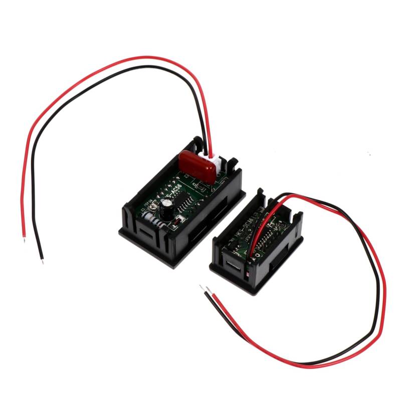 CRAFTHROU 2St Voltmeter spannungsprüfer voltage tester Batterietester Automobil batterie monitor Autobatterietester Mini-Batteriespannungswächter -Batteriespannungsmesser Plastik von CRAFTHROU