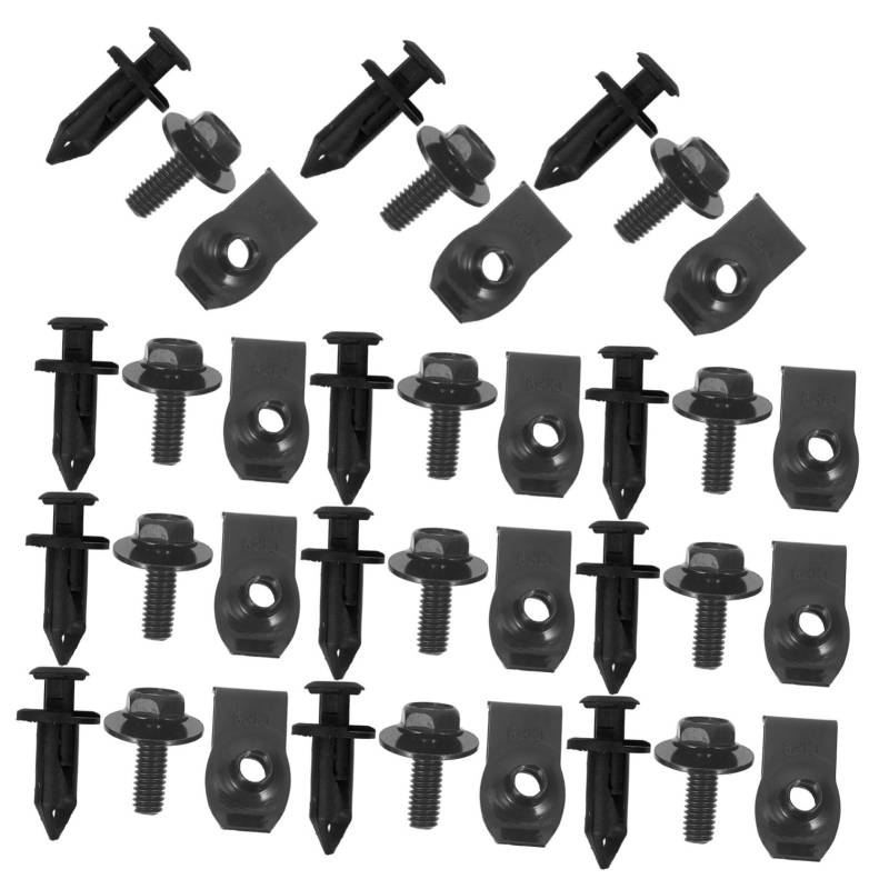 CRAFTHROU 70 Teiliges Set Auto Befestigungsclips Und Kunststoffschrauben Retainer Clips Für Motorhaube Und Stoßfänger Universell Einsetzbar Robust Und Langlebig von CRAFTHROU