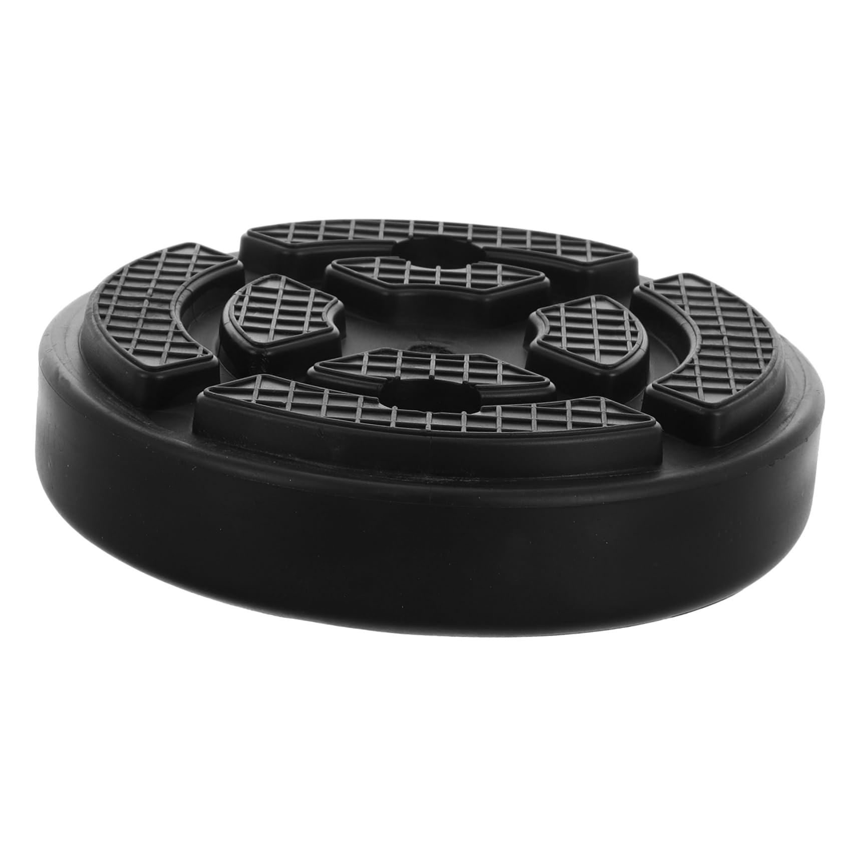 CRAFTHROU Gummiauflage Anheben Stabilisator-wagenheberpolster Gummi-wagenheber-pad-Adapter Fahrzeughebebühnen Jack-Lift-pad Hebebühnenauflagen Rund Rundes Wagenheberpad Hubwagenauflage Black von CRAFTHROU