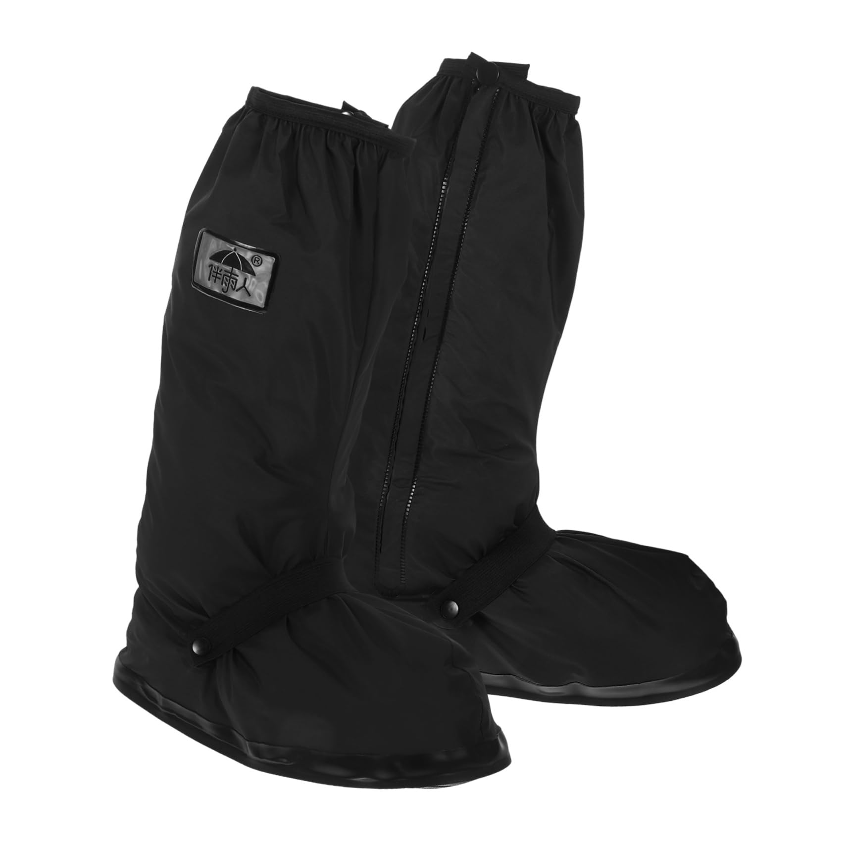 CRAFTHROU Schwarze Wasserdichte Schuhüberzieher Für Herren Rutschfeste Regenstiefel Schutzabdeckung Strapazierfähige Und Langlebige Überschuhe Für Outdoor Aktivitäten Größe 40 42 2 von CRAFTHROU