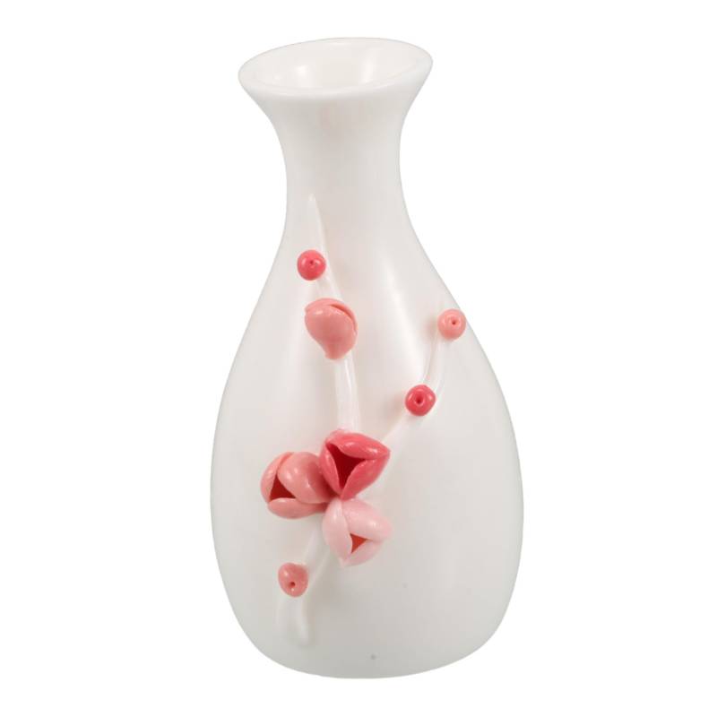 CRAFTHROU Wohnmobil-Vase Blumen vase Moderne Vasen süße Vasen für Blumen Vasen Wohnkultur lustige Vase für Blumen einzigartige Blumenvase Blumenhalter Heimdekoration Vasen Keramik von CRAFTHROU