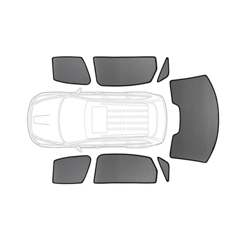 Magnetische Auto Sonnenschutz Blockierung für Opel Zafira 1999-2003 Block UV Strahlen Schutz der Privatsphäre,D von CREEST