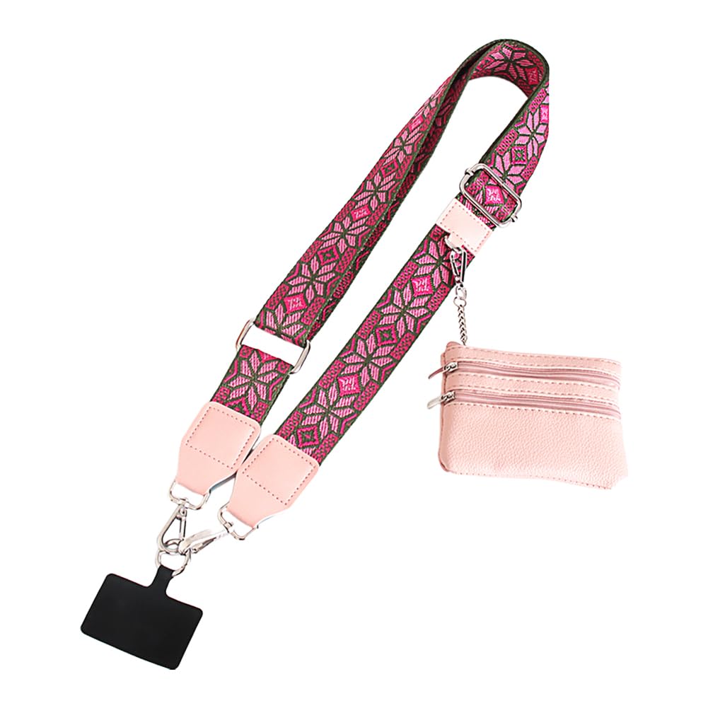 CRGANGZY Handy-Lanyard mit Tasche, Verstellbarer Handy-, Umhängetasche, Handschlaufe für Schlüssel, Hülle, Ausweise, Handy-Zubehör (Stil 10) von CRGANGZY