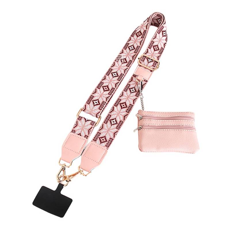 CRGANGZY Handy-Lanyard mit Tasche, Verstellbarer Schultergurt, Handy-Lanyard für Schlüssel, Hüllen, Ausweise, Handy-Zubehör (Stil 11) von CRGANGZY