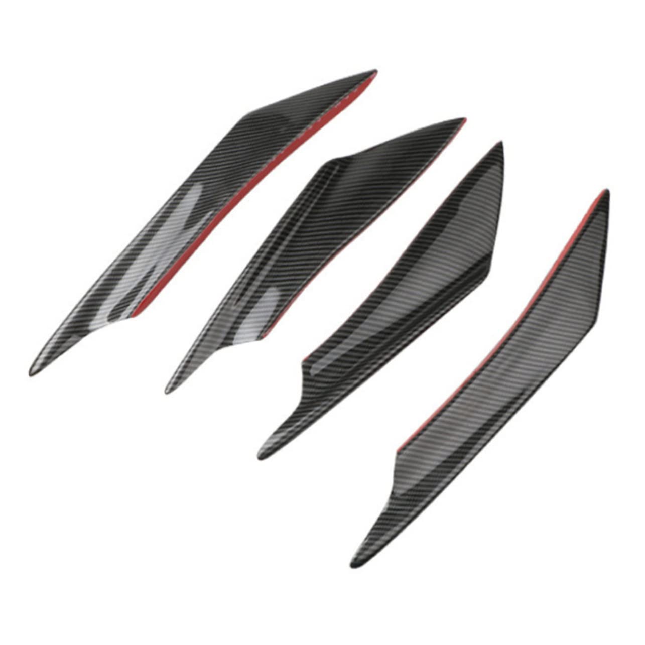 CRILSTYLEO 1 Satz Stoßstangen-Spoiler Splitter für Verlängerungskabel Spoiler für Auto Stoßstangenzubehör Auto-Spoiler Auto Spoiler Aufkleber Lippensplitter Abdeckung für Stoßstange Abs Black von CRILSTYLEO