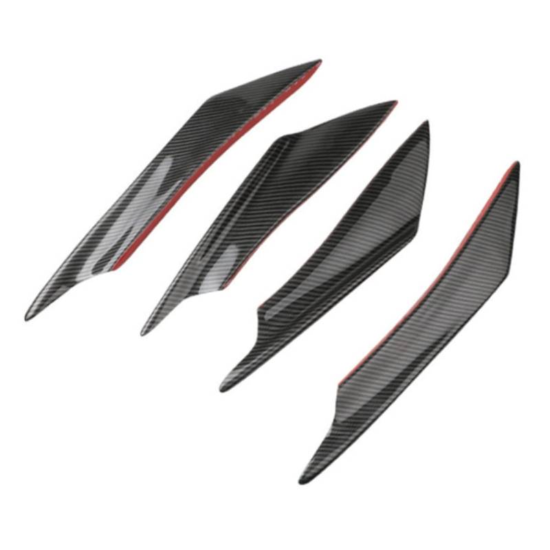 CRILSTYLEO 1 Satz Stoßstangen-Spoiler Splitter für Verlängerungskabel Spoiler für Auto Stoßstangenzubehör Auto-Spoiler Auto Spoiler Aufkleber Lippensplitter Abdeckung für Stoßstange Abs Black von CRILSTYLEO