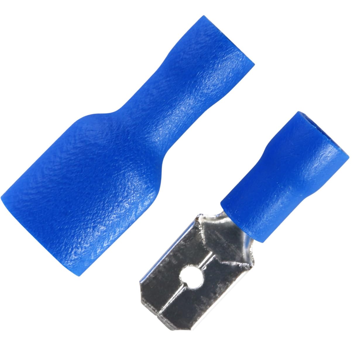 CRILSTYLEO 100st 50 Männliche Und 50 Weibliche Anschlüsse Stoßverbinder Klemmen- -kit Stecker Blue von CRILSTYLEO