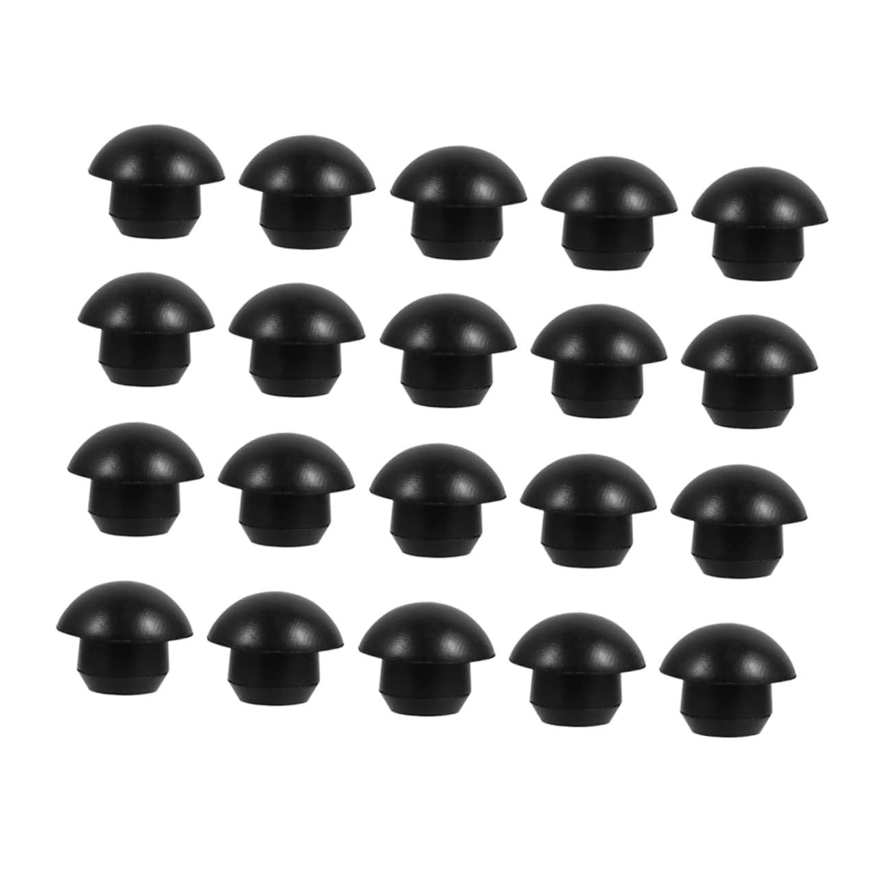 CRILSTYLEO 100st Kopfhörerstecker Wagenheber Hydraulische Teile Flasche Kraftstoff Fluid Luft Auto Pumpe Tonne Reifenstopfen Tank Schraubenheber Hydraulischer Einfüllstutzen Gummi Black von CRILSTYLEO