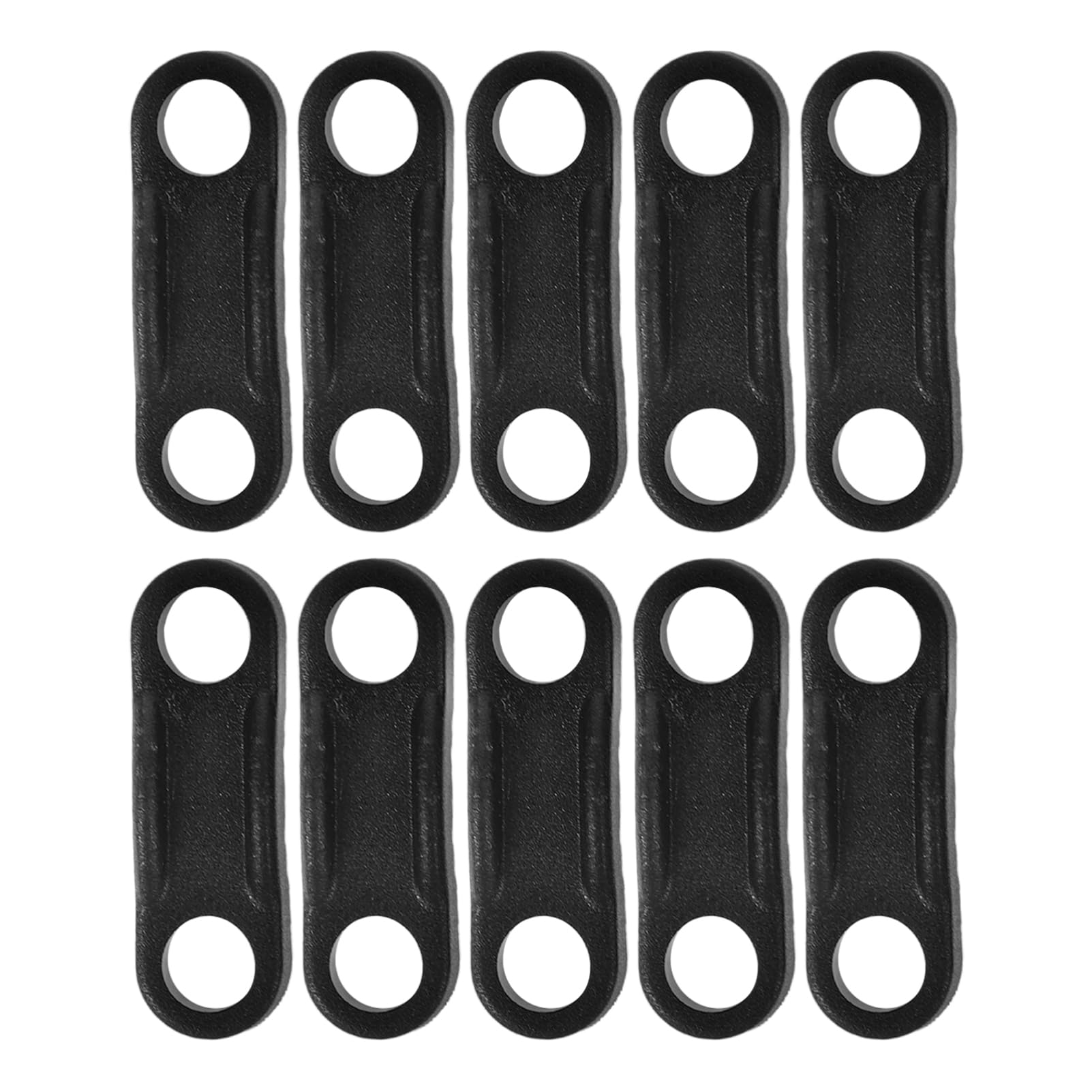 CRILSTYLEO 10st Drahtcrimpbrett Clips Kabelbinder Verschluss Kabelkanal-set Leistung Kabelklemme Kleine Kabelschellen Netzkabel Steckdosenleiste Kabelclip Schnuranker Aufladen Plastik Black von CRILSTYLEO