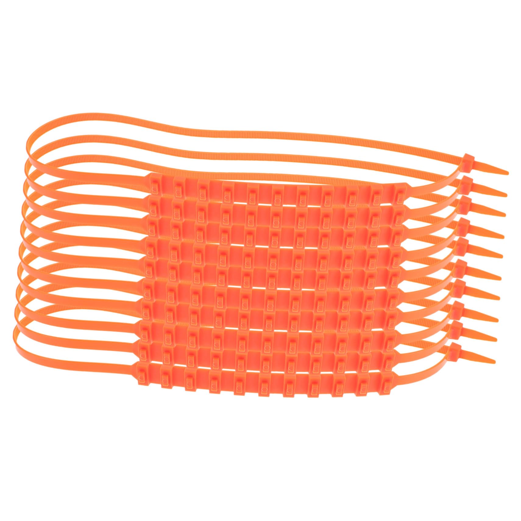 CRILSTYLEO 10st Kabelbinder Aus Nylon Schneesocken Für Reifen Autokette Reifen Schneeketten Winterreifenketten Autoreifen Auto Schneereifen Kette Suv-reifenketten Rutschfeste Ketten Orange von CRILSTYLEO