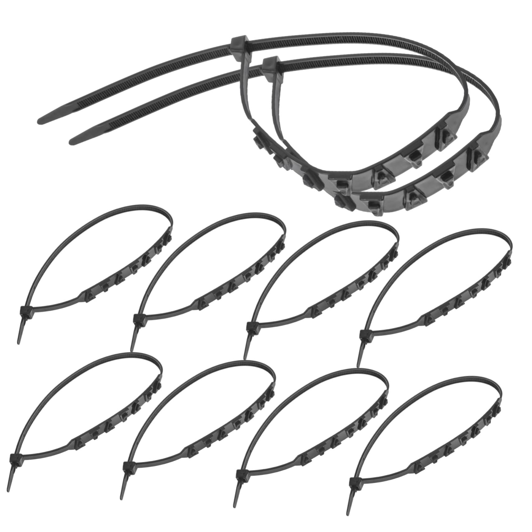 CRILSTYLEO 10st Schneeketten Schneekabel Ketten Für Reifen Motorradreifenketten Ketten Für Schneereifen Radketten Für Schnee Reifenketten Für Schnee Und Eis Winterreifenkette Black Nylon von CRILSTYLEO