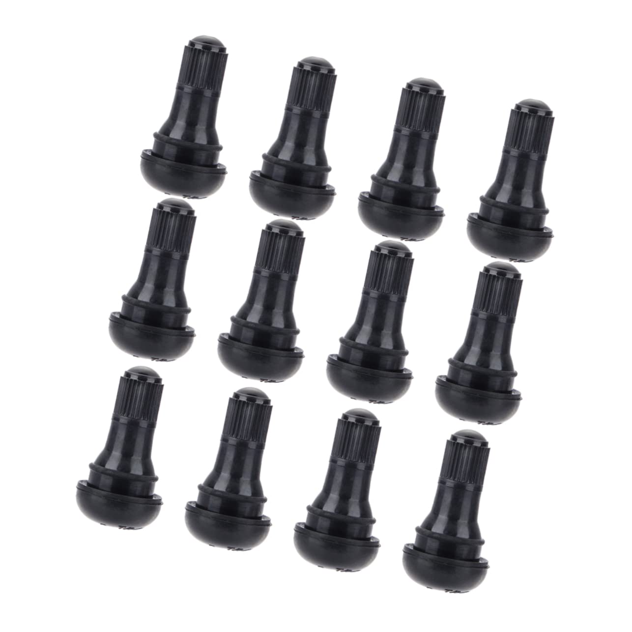 CRILSTYLEO 12 STK Gummistiele Ventil Stecker Auto Rad Aufblasgerät Messgerät Tank Reifen Black von CRILSTYLEO