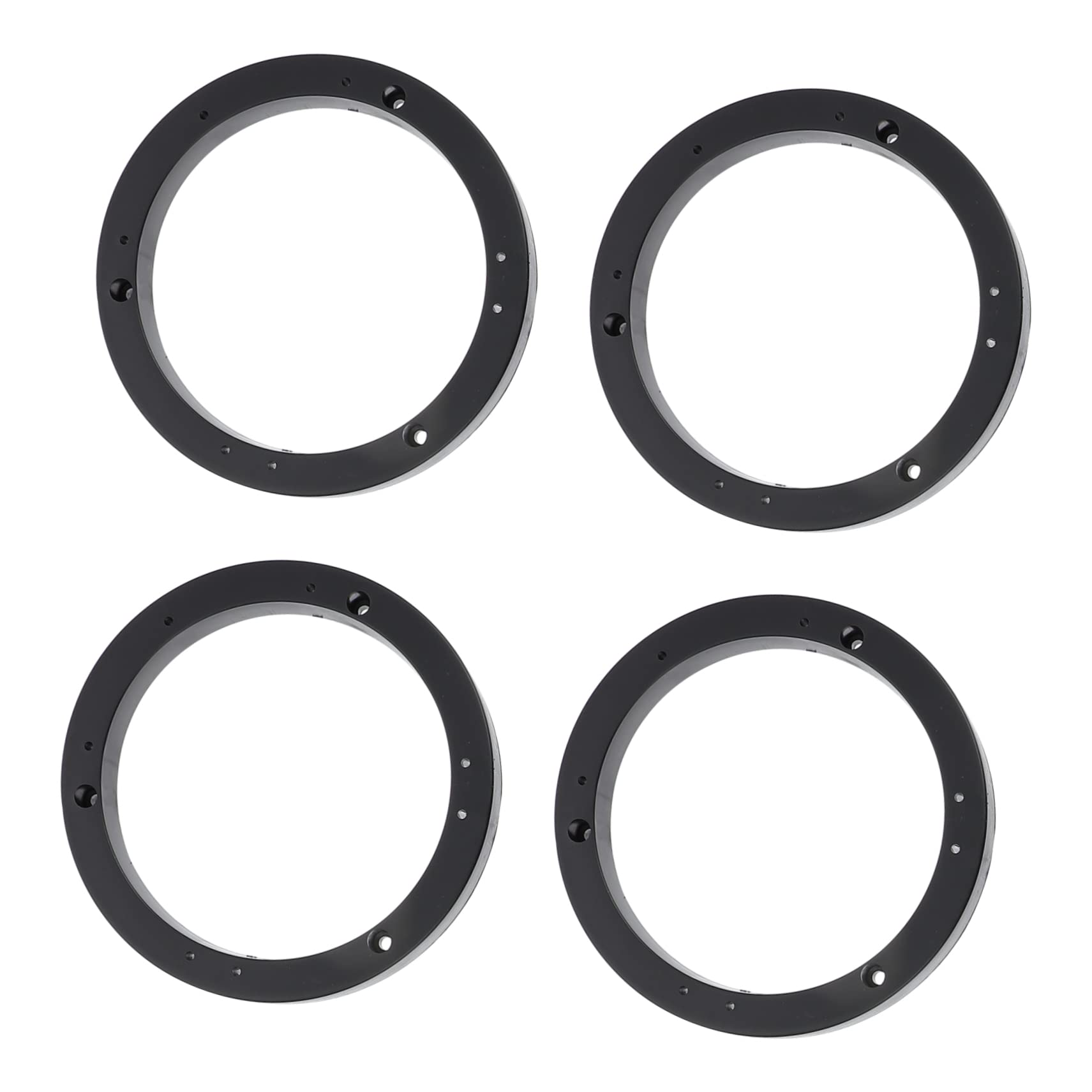 CRILSTYLEO 2 Paar Hupendichtung aus Kunststoff Auto Hupe Matte Horn Distanzring Lautsprechermatte hohle Horndichtung kfz lautsprecher auto lautsprecher Hornmatte Lautsprecherkissen Abs Black von CRILSTYLEO