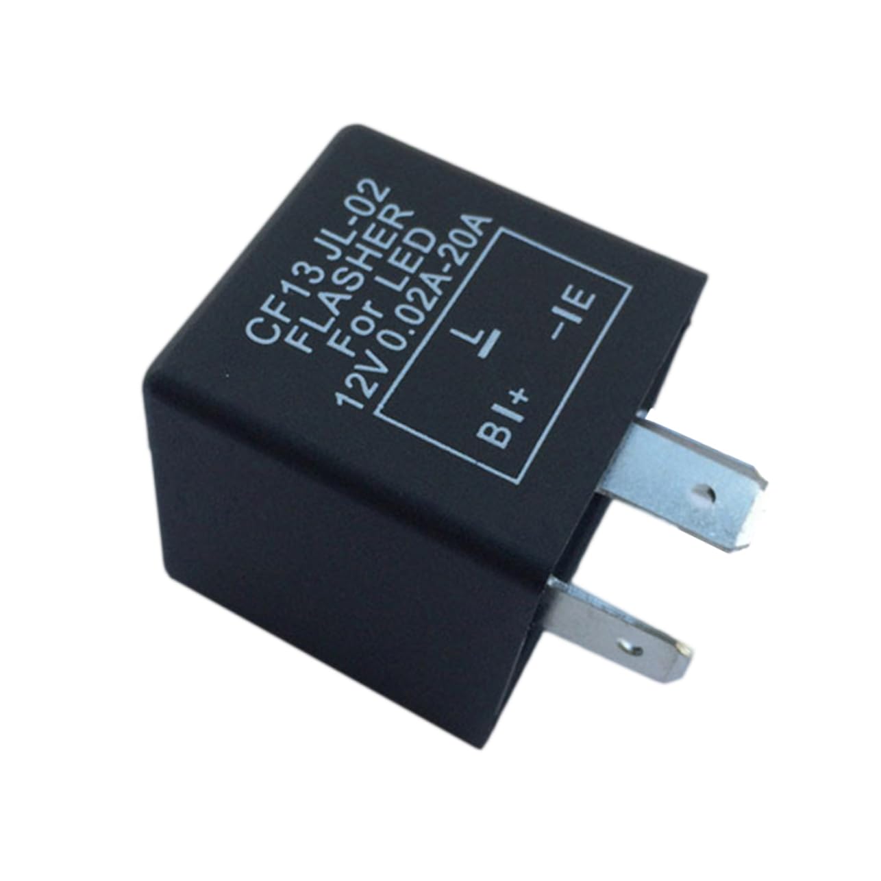 CRILSTYLEO 3 Pin CF13 JL02 Flasher Relais Für Auto Unverstellbarer Blinkgeber Für Blinker Zuverlässige Signalübertragung Für PKW Und LKW von CRILSTYLEO