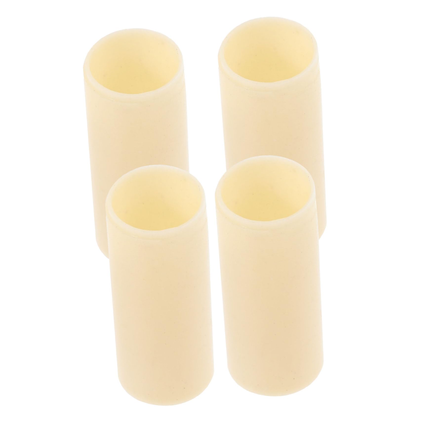 CRILSTYLEO 4 Stück Anhängerfederbuchse Holzbearbeitung Pflanzenstützclips Schraubenschlüssel Verlängerung Straßenband Knebelklemme Schalthebel Blattfederbuchsen Anhänger Zubehör Beige Nylon von CRILSTYLEO