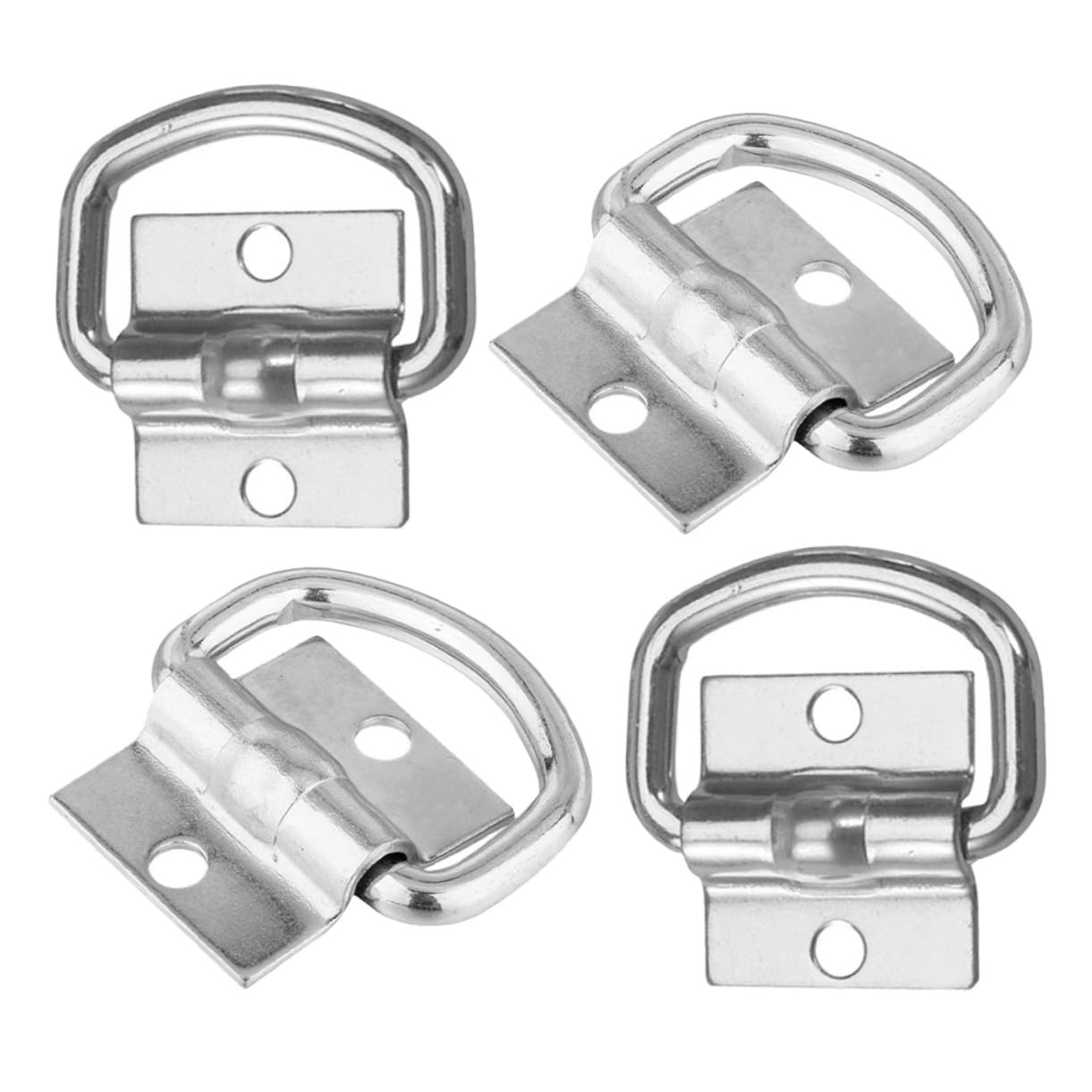 CRILSTYLEO 4 Stück Auto-Kofferraum-spannanker, LKW-ankerring, Anhänger-spannring, LKW-frachtanker, Kleine D-Ringe, Spannringe, D-Ring- von CRILSTYLEO