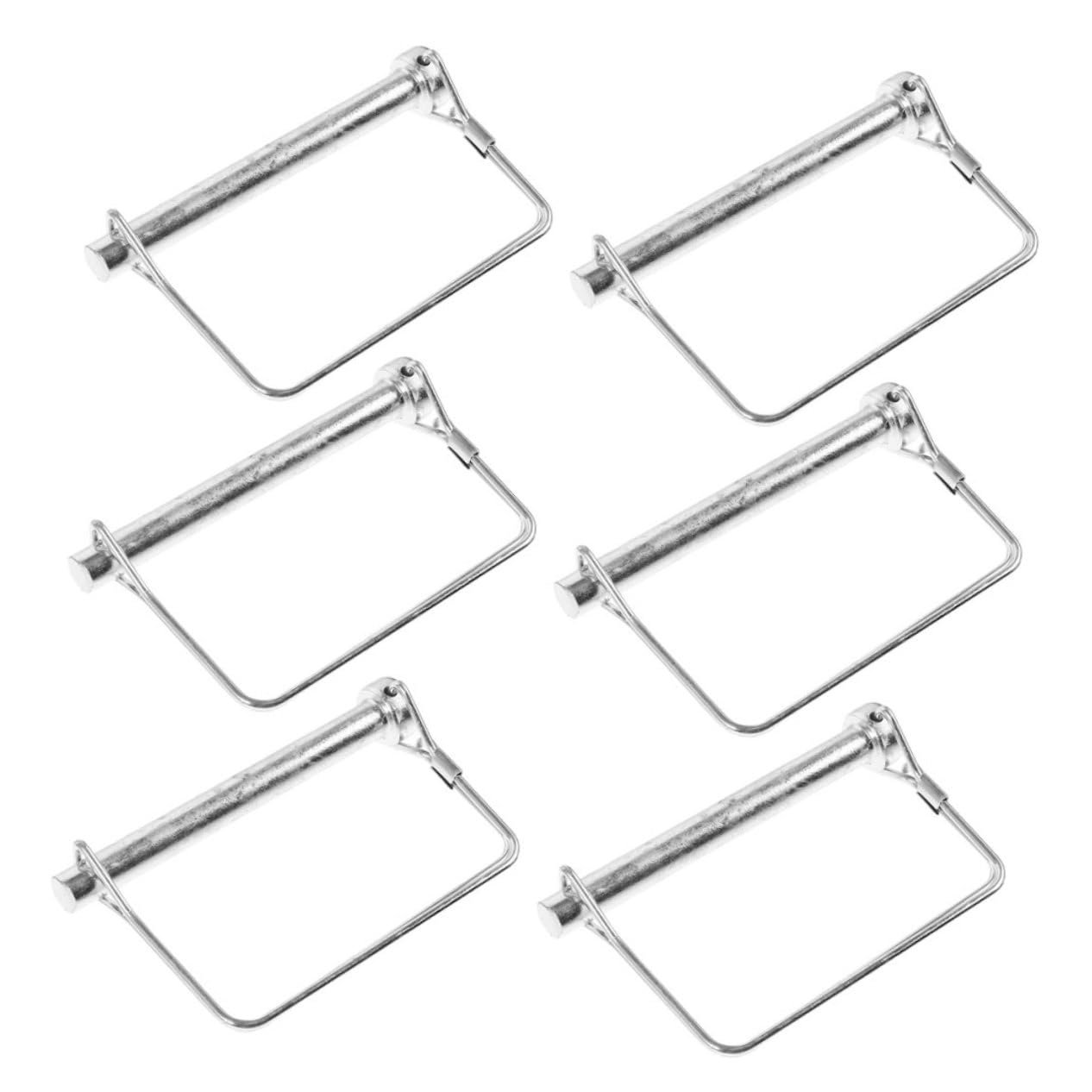 CRILSTYLEO 6-teiliges Set Anhänger-sicherheitsnadel Kupplungssperre Anhänger Radsperre Anti-Klapper-anhängerklemme Radklemme Abs Schlösser Welle Anhänger Sicherheitsnadel Splinte Stahl Silver von CRILSTYLEO