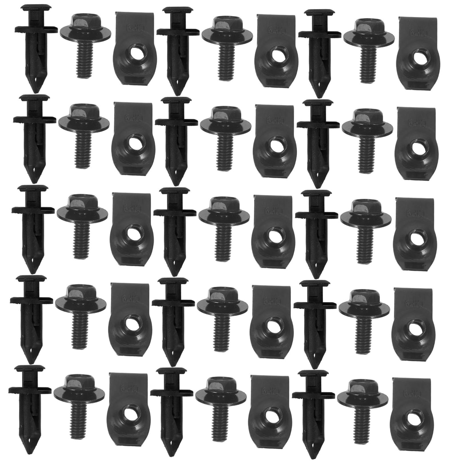 CRILSTYLEO 70 Teiliges Set Auto Befestigung Clips Unterboden Abdeckung Schrauben Stoßfänger Halter Clips Und Teile Für Karosserie Reparatur Und Montage von CRILSTYLEO