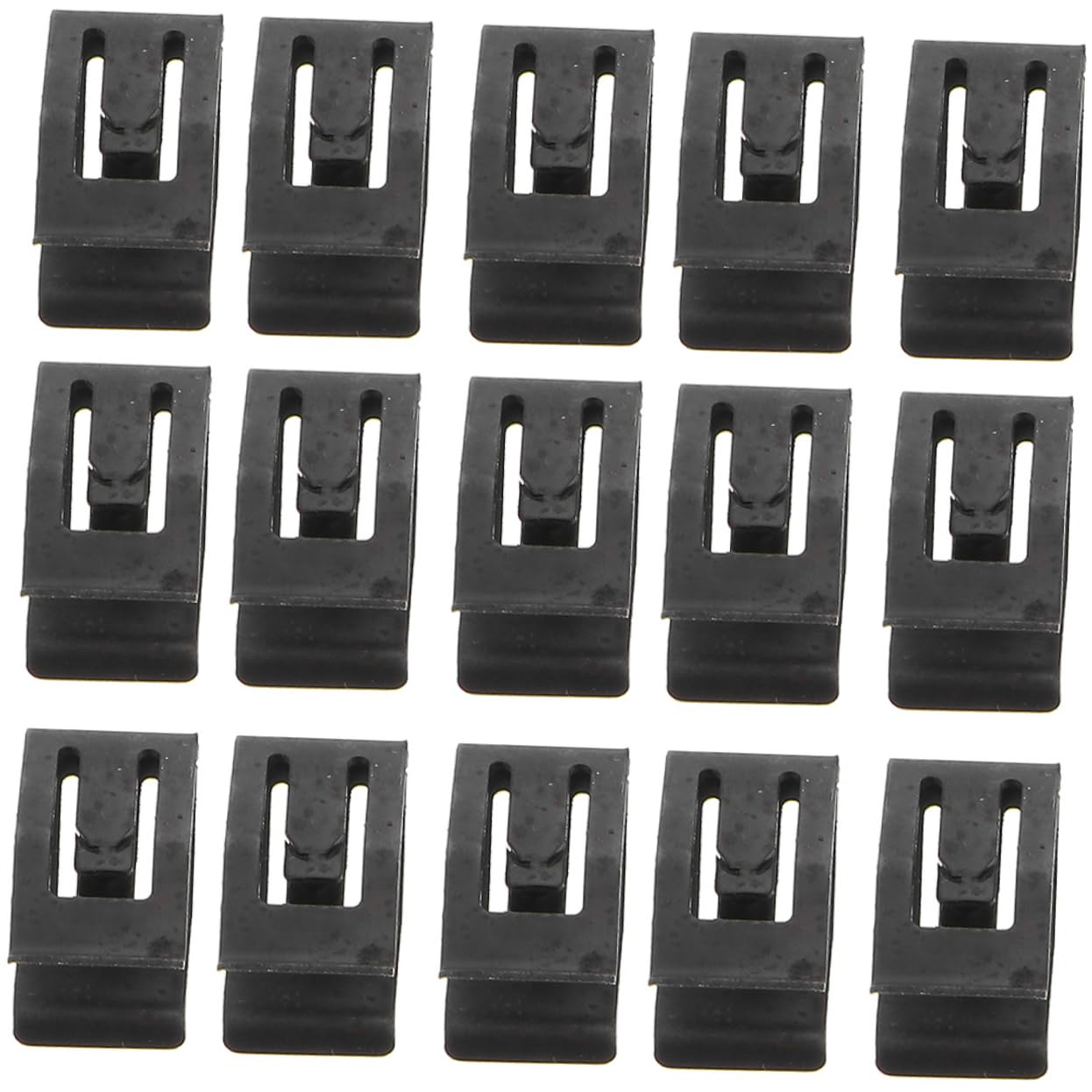 CRILSTYLEO 80st Schnalle in Der Mittelkonsole Zierklammern Halteklammern Trimmen Stoßstangenclips Body-Trim-Clip Auto-Gadgets Armaturenbrett-zierclip Autodekoration Kfz-innenclip Stahl Black von CRILSTYLEO