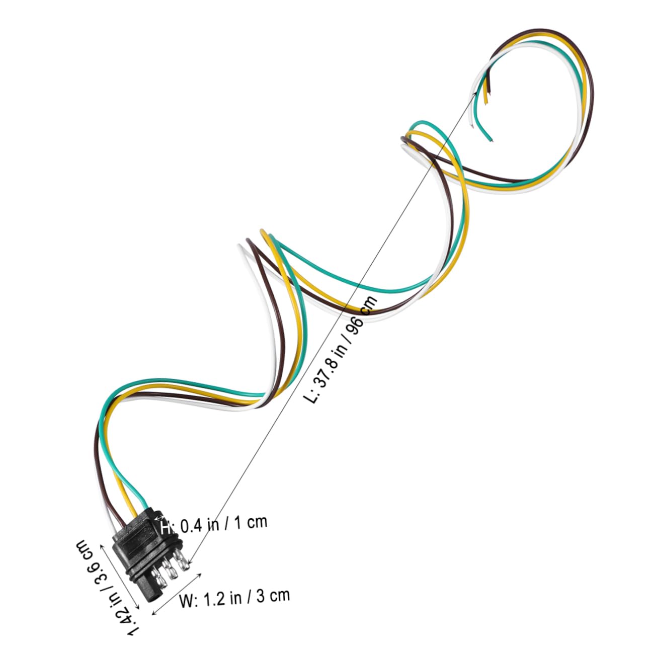 CRILSTYLEO Anhängerstecker Anhängerverkabelung Anhängerstecker von CRILSTYLEO