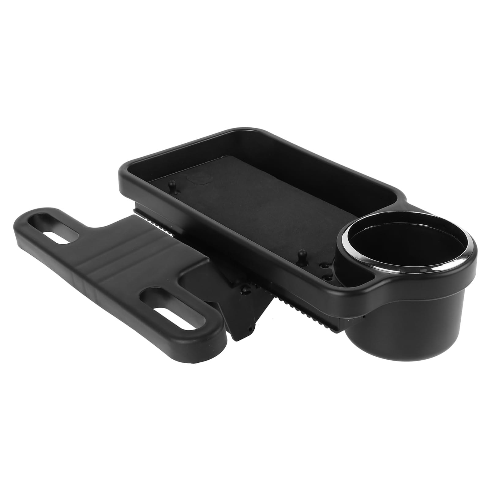 CRILSTYLEO Auto-Handschuhfach Becherträger für Getränke zusammenklappbar Snack-Tablett Lenkrad Essenstablett Auto-Abendessen-Regal autokindersitz Autositz-Organizer Getränkehalter Black von CRILSTYLEO