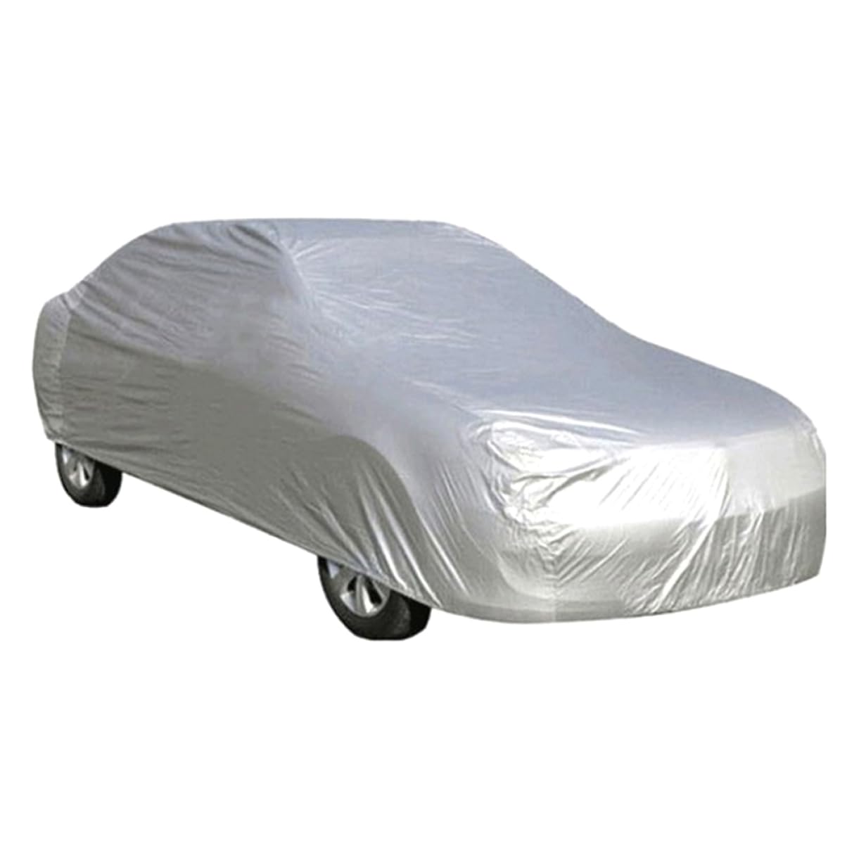 CRILSTYLEO Auto sommerabdeckung autoschutz Auto schondecke Autoregenbeständige Abdeckung autobezüge car Covers Auto abdeckungen Auto Sommer Sonnenschutz Abdeckung Autoabdeckung Silver von CRILSTYLEO