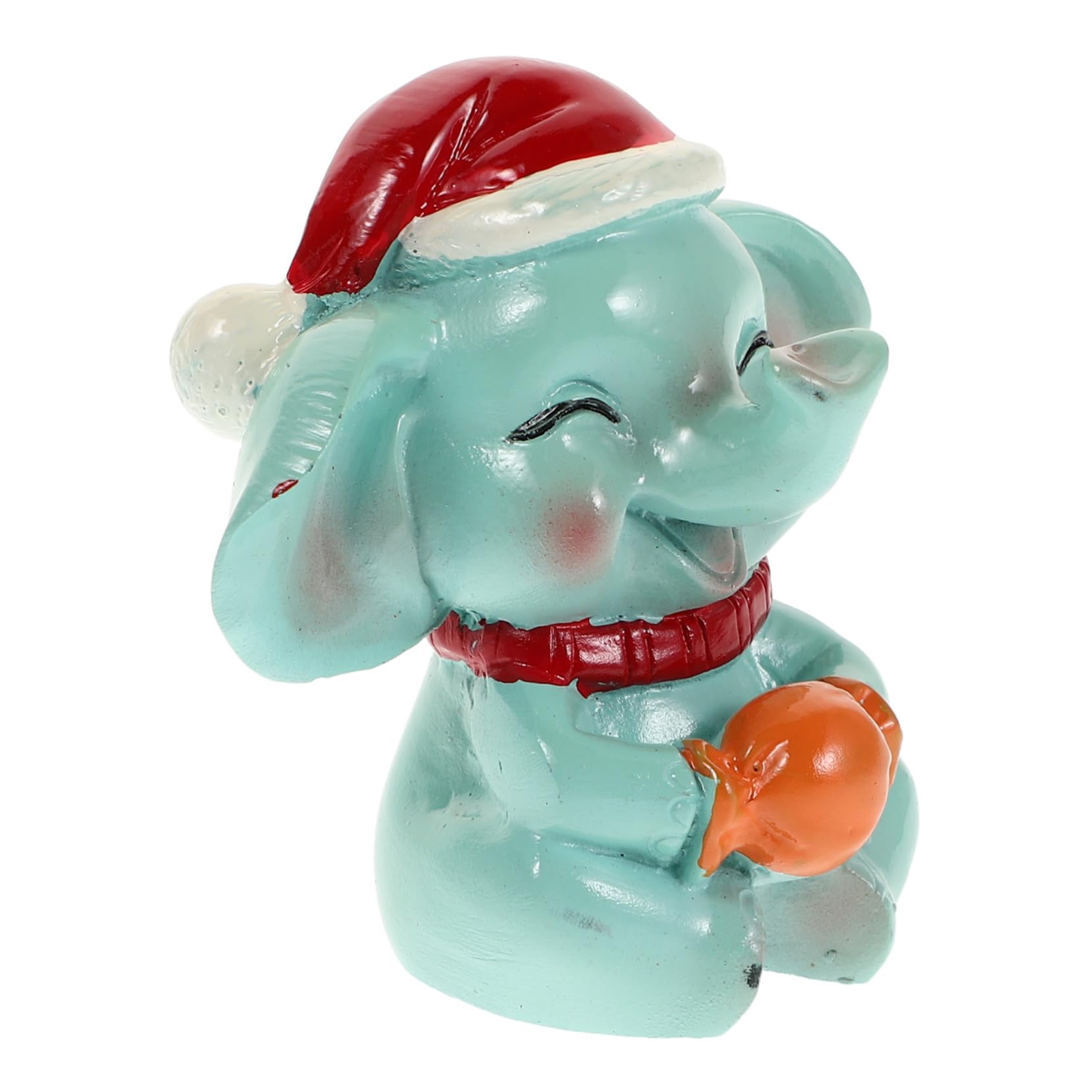 CRILSTYLEO Autodekorationsornamente Elefantenfigur Aus Harz Harzfiguren Mini-Elefanten Elefant Kuchen Topper Für Babyparty Elefantenkuchendekoration Winzige Elefanten Harzelefant Kunstharz von CRILSTYLEO