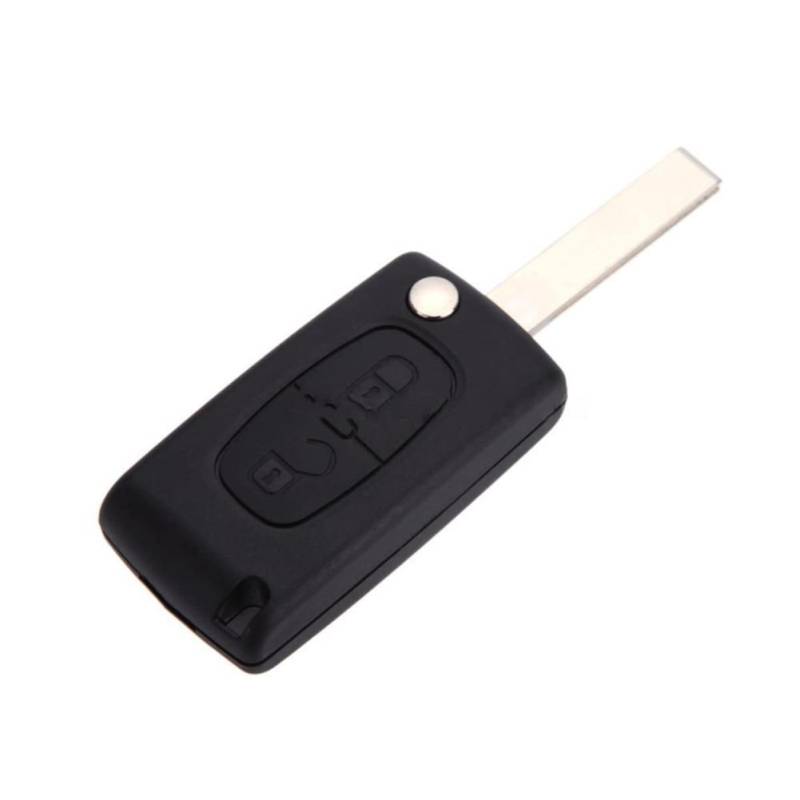 CRILSTYLEO Faltbare Schlüsselgehäuse Für 207/307 2 Tasten Fernbedienung Schlüsselhülle Schlüssel Shell Case Remote Key Fob Cover von CRILSTYLEO