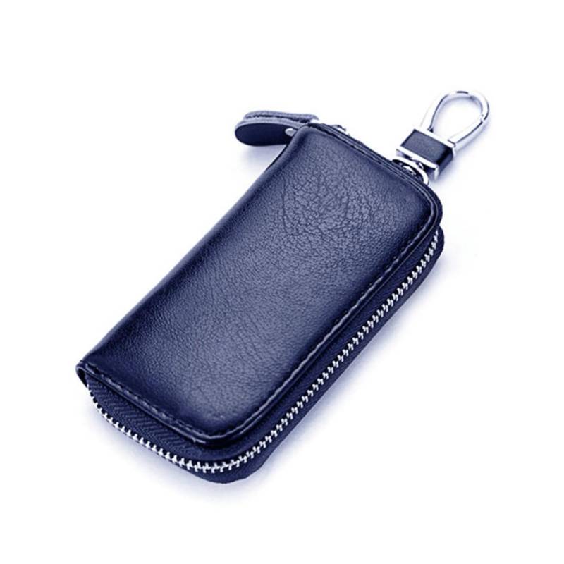 CRILSTYLEO Schlüsseletui autoschlüssel etui schlüsseltasche schlüsselportemonaie schlüsselbeutel schlüsselkasten Schlüsselanhänger Etui Key Wallet Schlüsselhalter Auto schlüssel Halter Blue von CRILSTYLEO