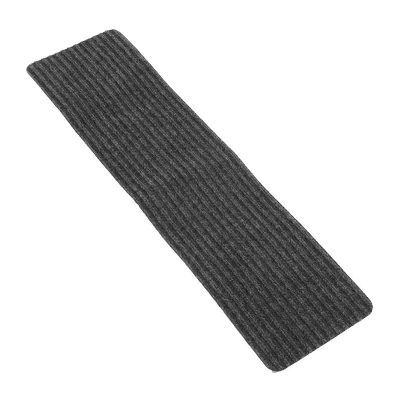 CRILSTYLEO Treppenstufenmatte Selbstklebende Treppenstufen Antirutsch Treppenstufen Treppenläufer im Innenbereich Streifen Treppenteppich Teppich-Treppenstufen für Holzstufen Polyester Grey von CRILSTYLEO