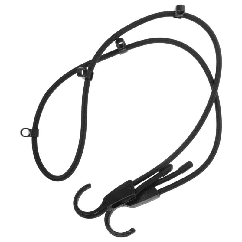 CRILSTYLEO Wäscheleine Im Auto Aufhänger Camping-hängematte Kabel Riemenwickler Innen Campingmatte Wäschezubehör Pole Picknickdecke Stativ Bungee-Gurte Campingspüle Draht Tasche Black Seil von CRILSTYLEO