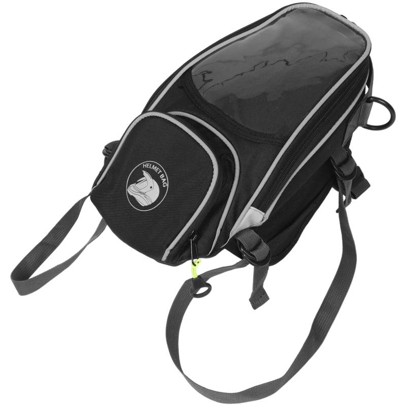 CRILSTYLEO -tankrucksack Taschen Für Gastanks Motorradlagerung -tankrucksäcke -Aufbewahrungstasche Motorradtasche -tanktasche Motorradzubehör Polyester Black von CRILSTYLEO