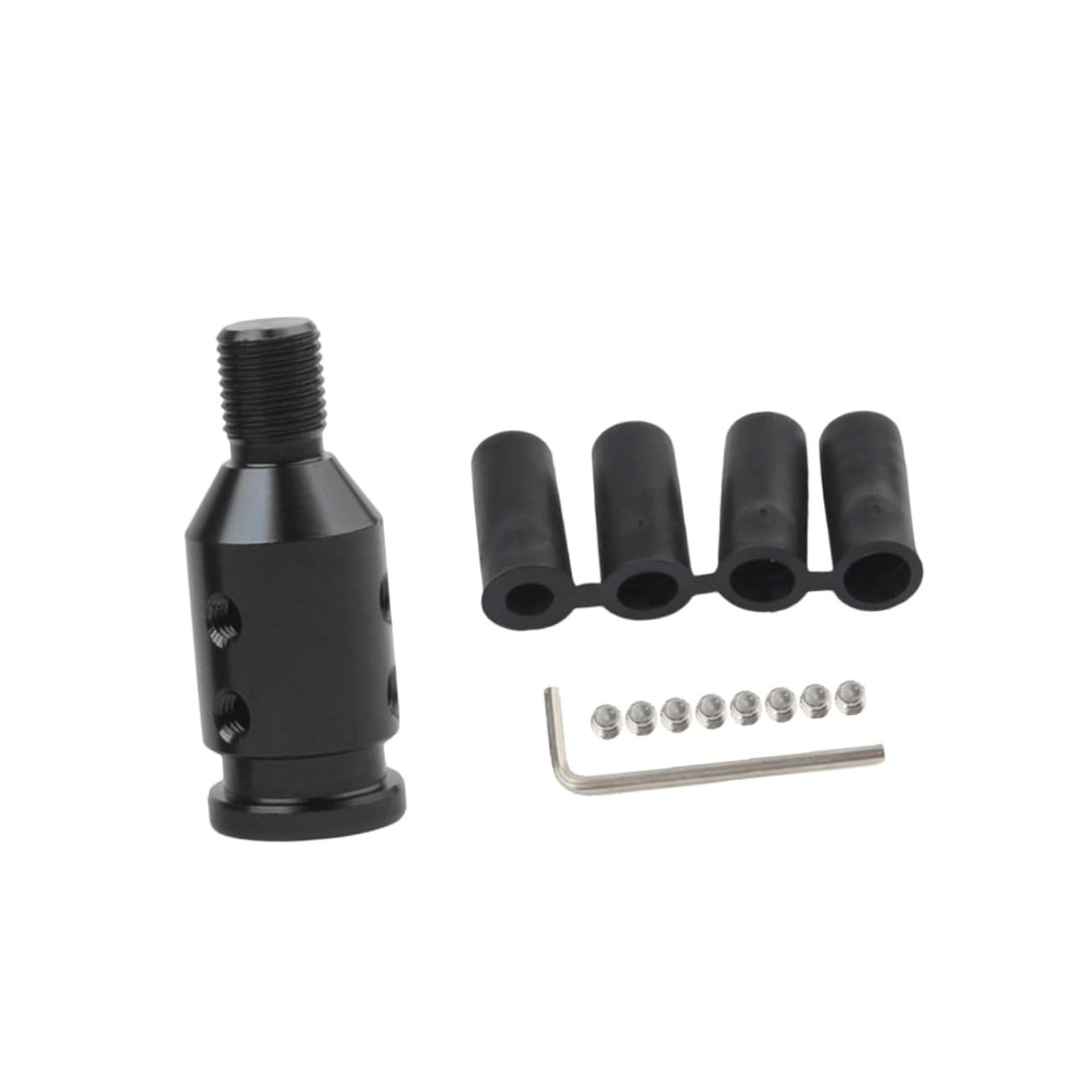 CRILSTYLEO universeller Begrenzer Schaltgetriebeknopf Schalthebel ohne Gewinde Mini-Knöpfe universeller Schaltknauf 5 Knopf autoteile auto4part Schalthebelkonverter Schaltknauf Adapter Black von CRILSTYLEO