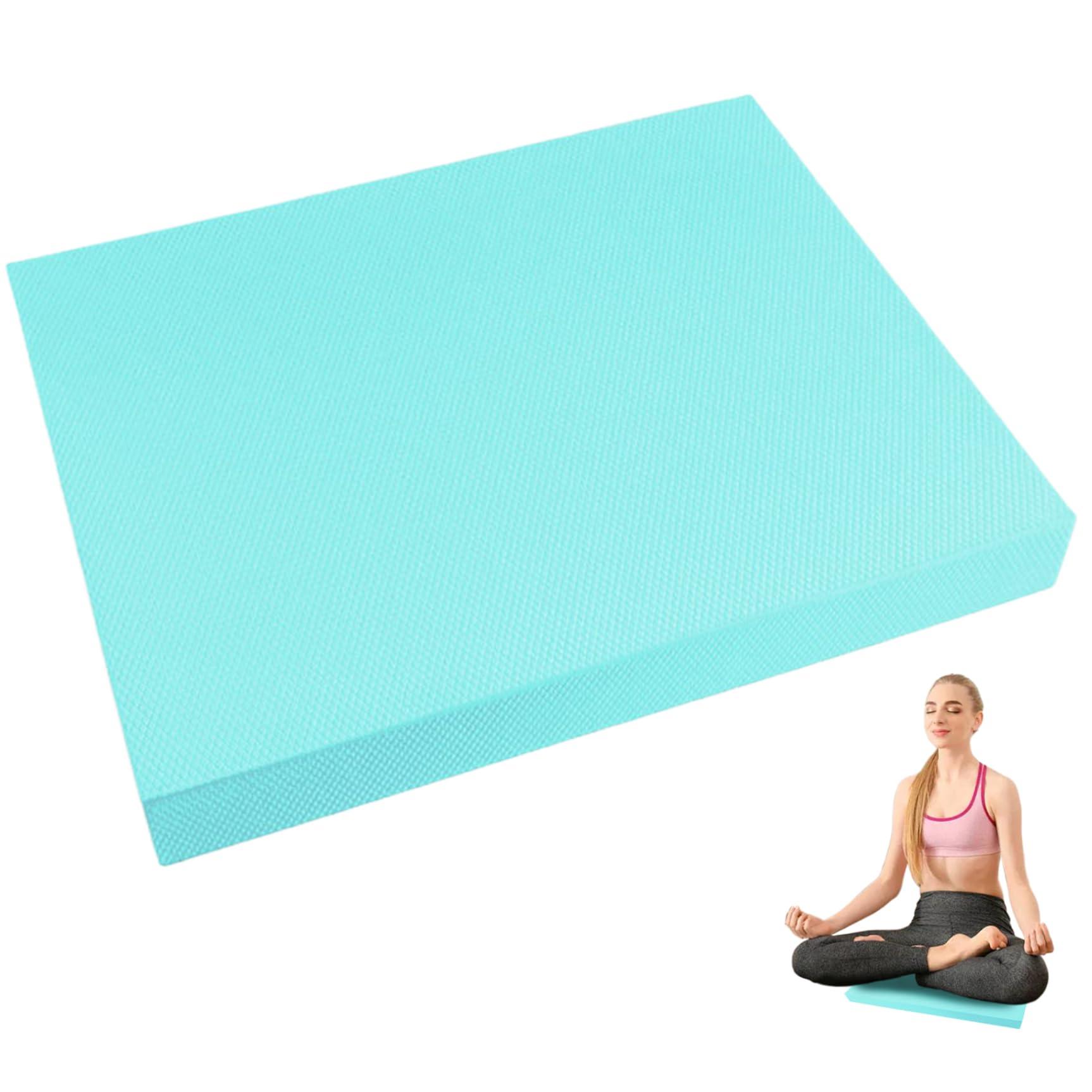 Balance-Pad, rutschfestes Schaumstoff-Balance-Pad, 39,9 x 33 x 5,1 cm, Übungs-Balance-Pad, hoch belastbare Balance-Pads for Physiotherapie, Fitness, Stabilitätstraining, Knie- und Knöchelübung, Balanc von CRMKYLWPZ