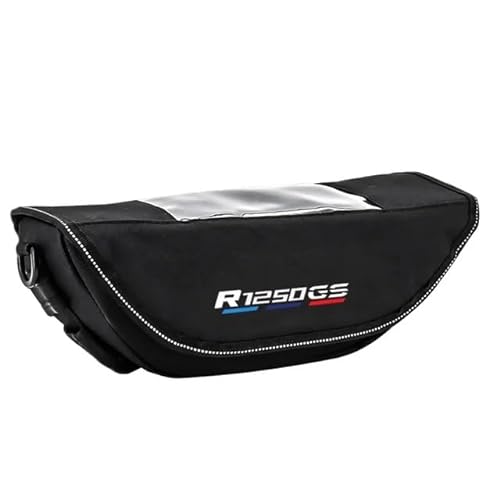 Fit for BMW R1250GS R1200GS R 1250 1200 GS Abenteuer ADV Motorrad Zubehör Lenker wasserdichte Lagerung Reise Navigation Tasche (Color : R1250GS) von CRNVR