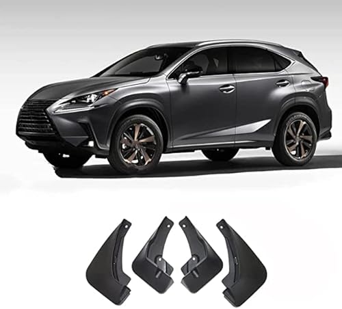 4 Stück Auto Kotflügel Für Lexus NX350h NX260 NX 2022-2023, Set Schmutzfänger Spritzschutz Kit Schlamm Klappen Zubehör Protection von CROMMA