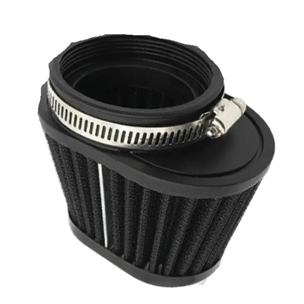 CROOFF Luftfilter Für Motorrad Filter Universal Luft Reiniger Luftfilter Clamp Auf 51/55/60mmMotorbike Luftfilter Reiniger Motorrad Luftfilter(Color black-60mm) von CROOFF