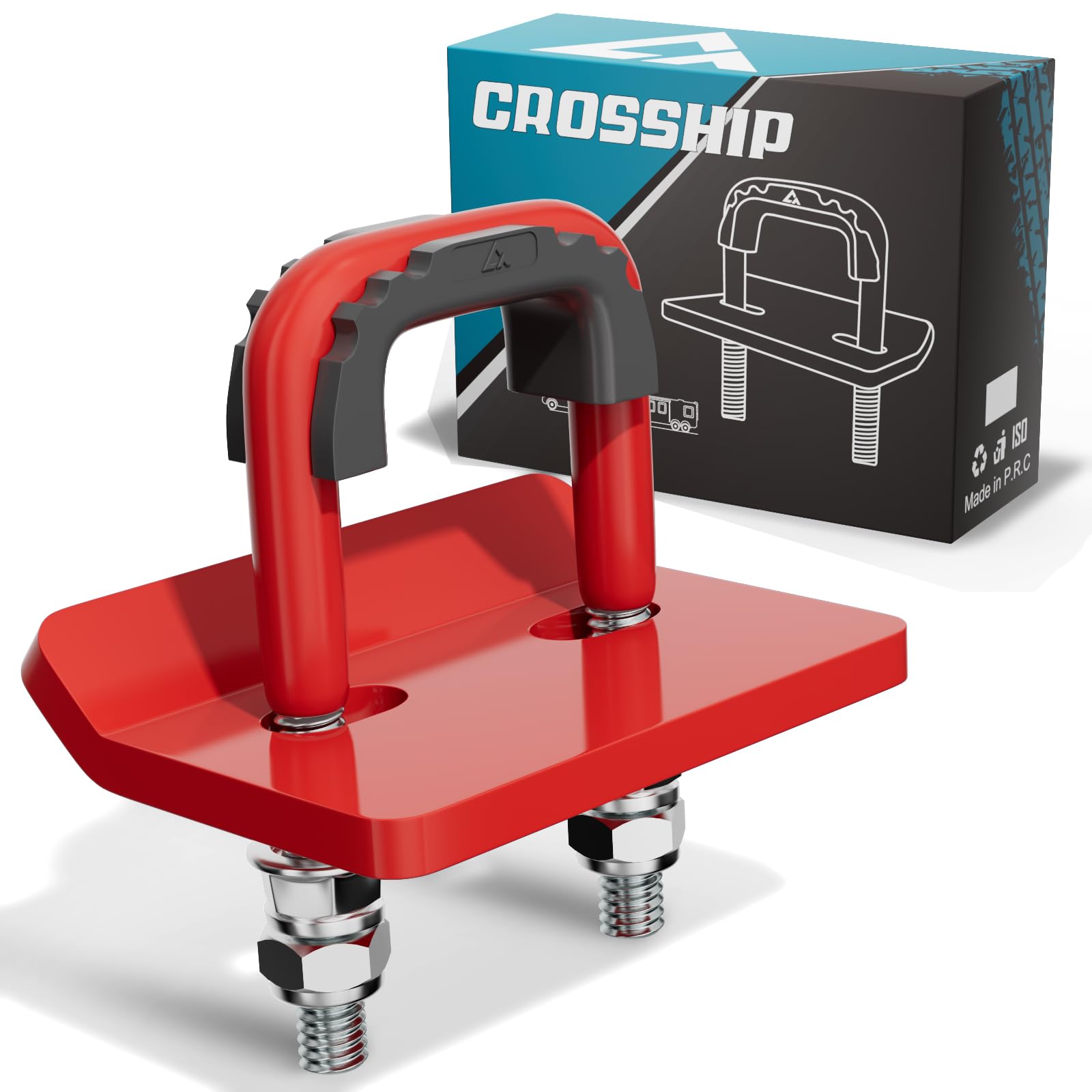 CROSSHIP Kupplungsspanner für 3,2 cm und 5,1 cm Anhängerkupplung – Anti-Rassel-Klemme, robuster Anhängerkupplungsstabilisator, einfache Installation, reduziert Bewegung auf der Anhängerkupplung, von CROSSHIP